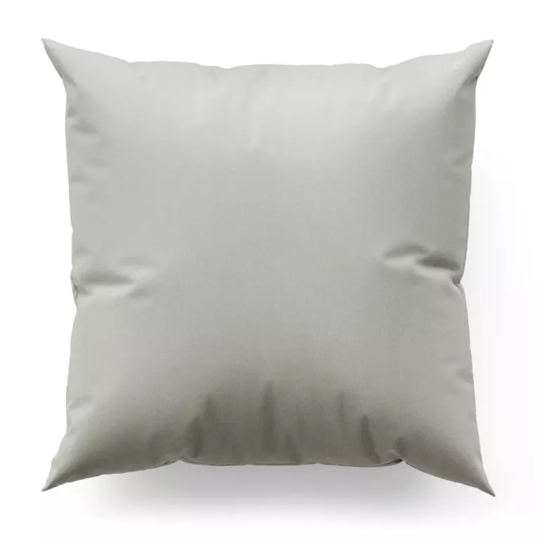 Poszewka szyta ciemnokremowa z gładkiego, matowego welwetu