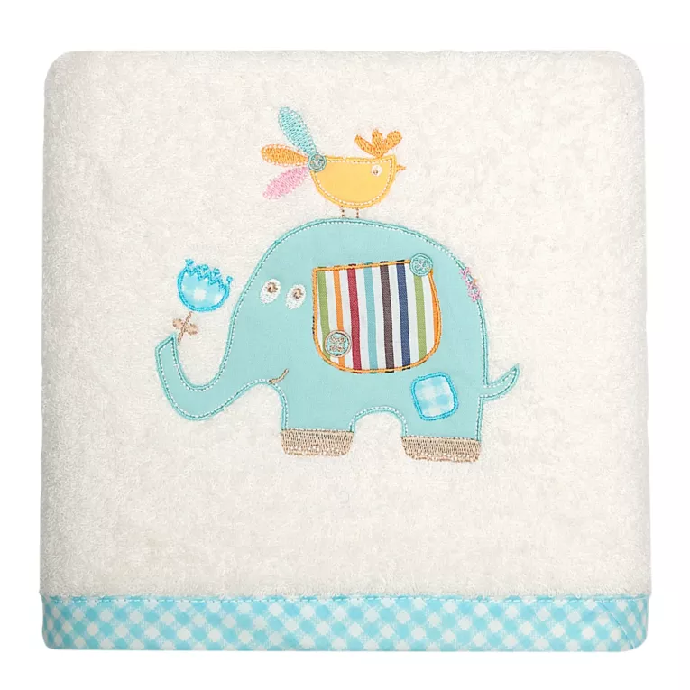 BABY 2 miękki ręcznik dziecięcy z motywem słonia Eurofirany