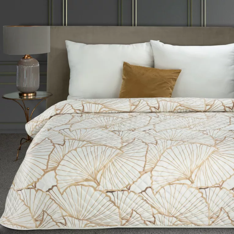 Narzuta LUNA 3 pikowana metodą hot press z welwetu Limited Collection Eurofirany