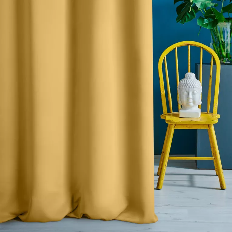 Tkanina zasłonowa zaciemniająca  typu dimout półmatowa Eurofirany