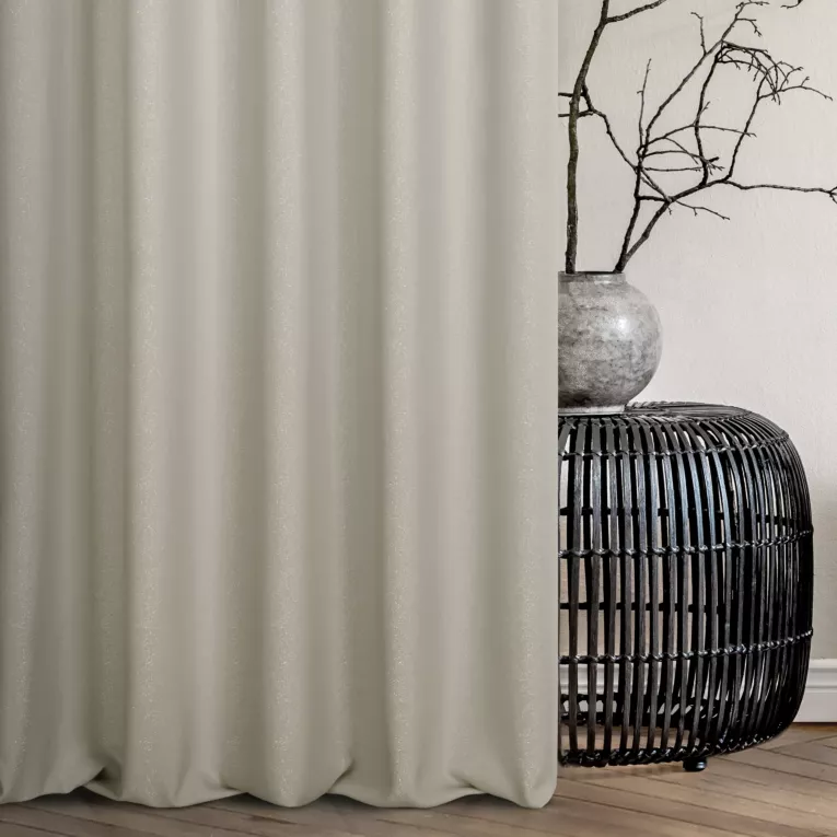 Tkanina zasłonowa błyszcząca z melanżowym wzorem Eurofirany