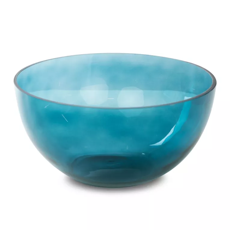 Misa dekoracyjna LILI 6 turkusowa szklana o klasycznym kształcie Limited Collection Eurofirany