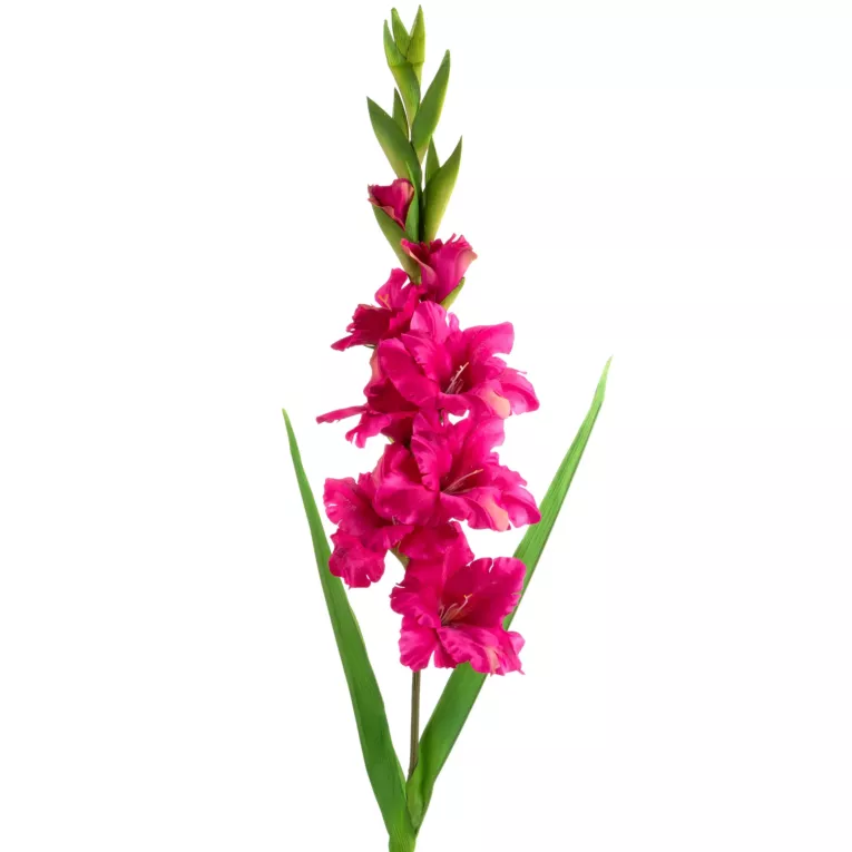 Sztuczny kwiat dekoracyjny amarantowy Eurofirany