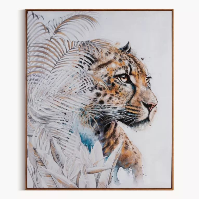 Obraz GEPARD ręcznie malowany na płótnie Eurofirany