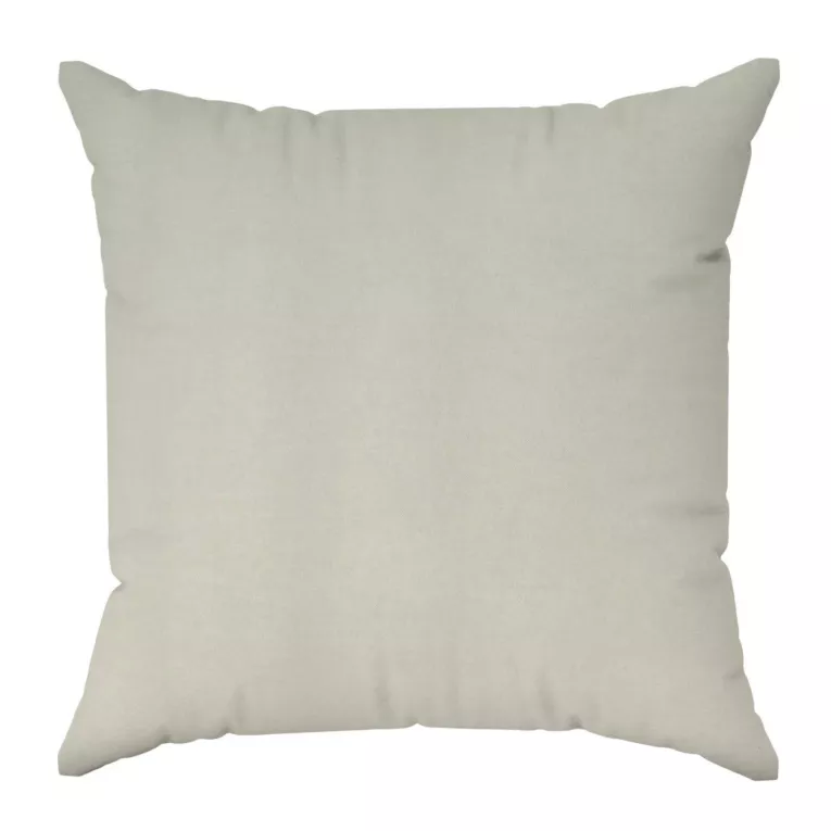 Poszewka szyta jasnosrebrna z miękkiej tkaniny o welurowej strukturze