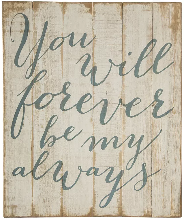 Obraz napisy list vintage 45 x 76 x 2 cm