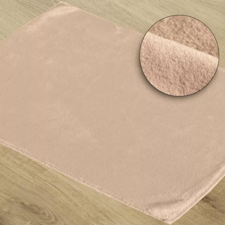 Dywanik łazienkowy EMILIO ciemnoróżowy Eurofirany