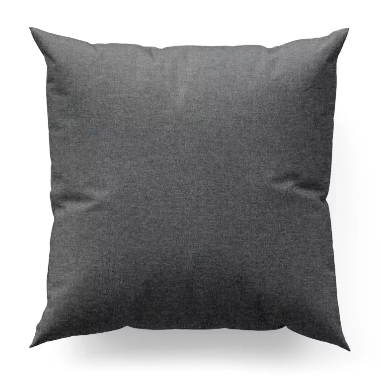 Poszewka szyta stalowa z tkaniny typu dimout o średnim stopniu zaciemnienia