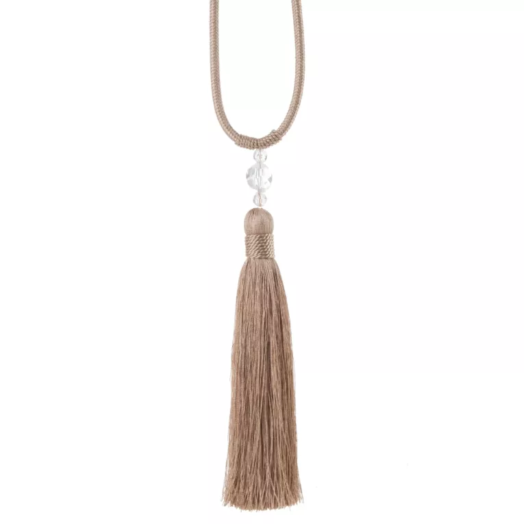 Dekoracyjny sznur do zasłon LILI upinacz z chwostem  Eurofirany