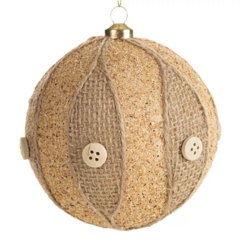 Dekoracyjna bombka choinkowa w stylu boho Eurofirany