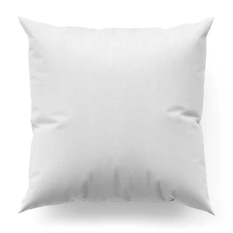 Poszewka szyta jasnoszara z miękkiej tkaniny w drobny wzór jodełkowy