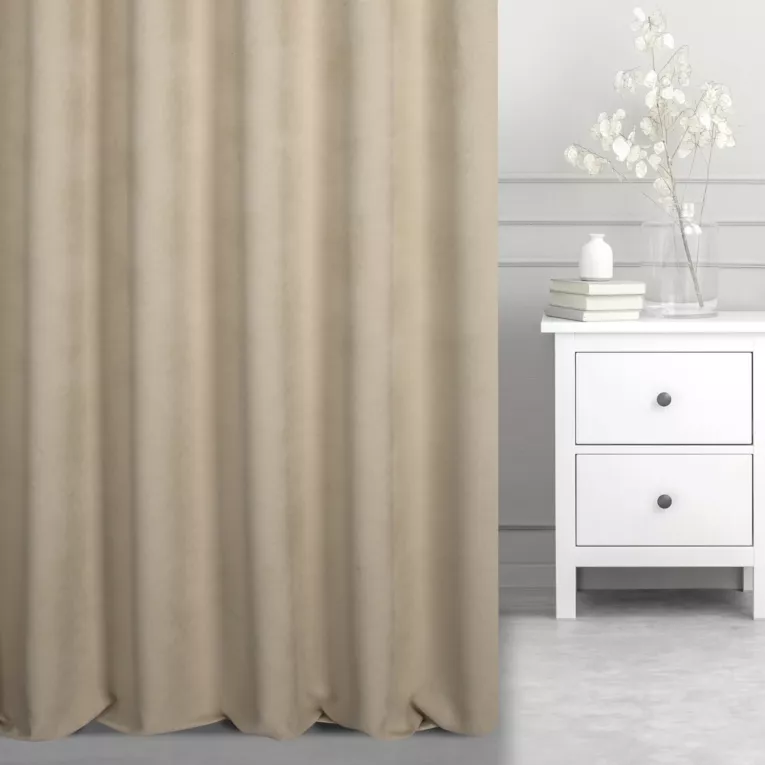 Tkanina zasłonowa z miękkiego weluru Eurofirany