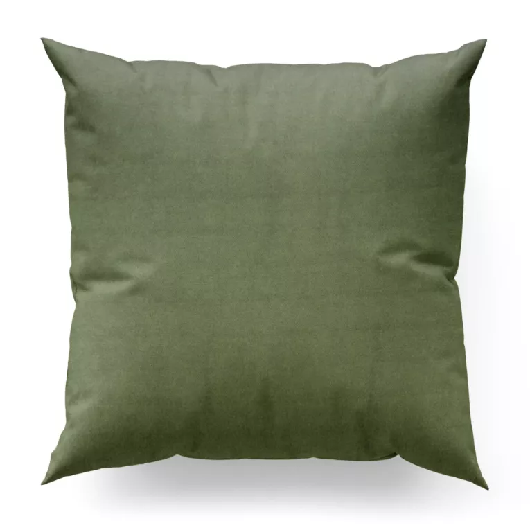 Poszewka szyta DORA - HIT szałwiowa z miękkiej tkaniny o welurowej strukturze