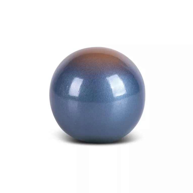NESSA niebieska kula ceramiczna z efektem ombre 10cm Eurofirany