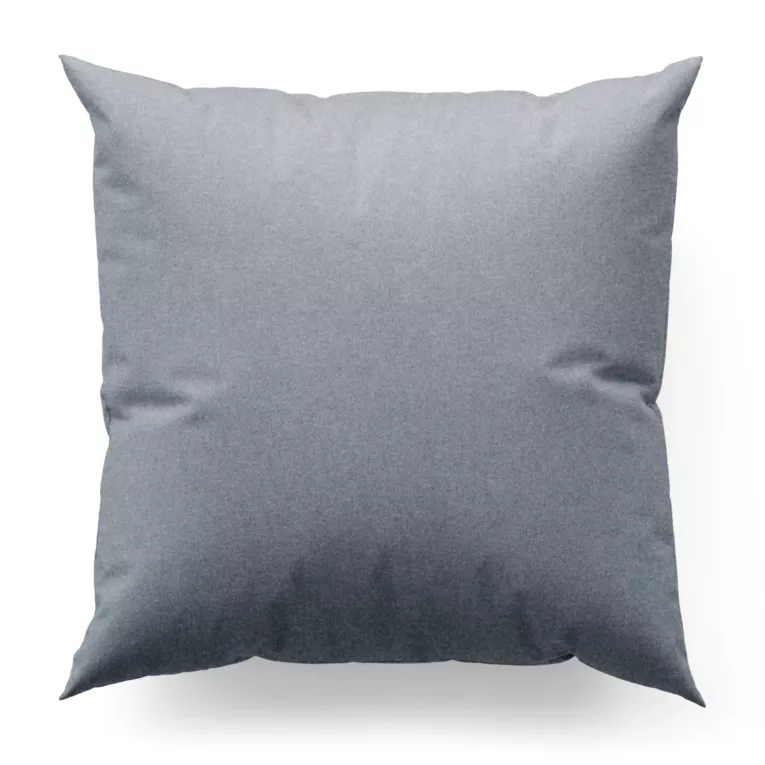 Poszewka szyta błękitna ze strukturalnej tkaniny typu blackout, zaciemniająca w 100%