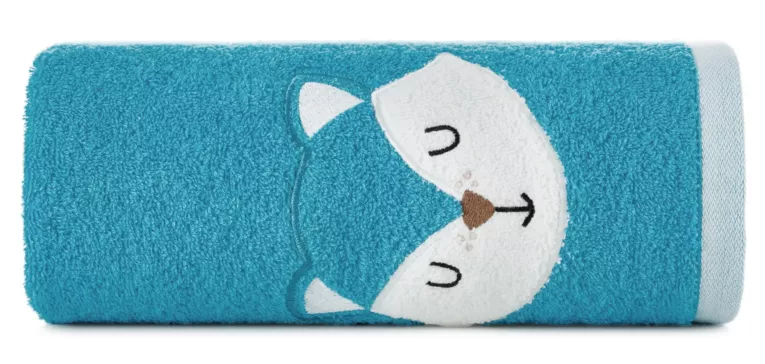 Ręcznik kąpielowy dziecięcy 50x90 cm bawełniany kolor niebieski 450 g/m2 BABY 70Eurofirany