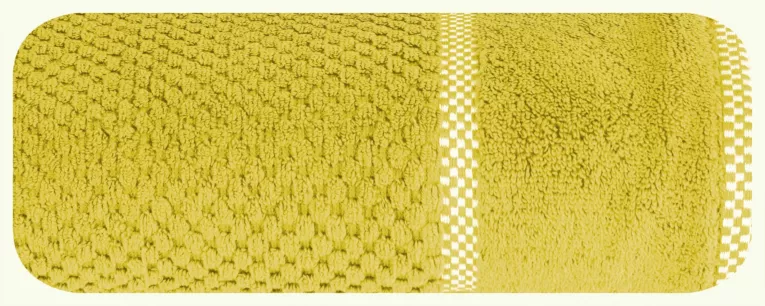 Ręcznik kąpielowy 50X90 cm bawełniany kolor musztardowy 540 g/m2 CALEB Eurofirany