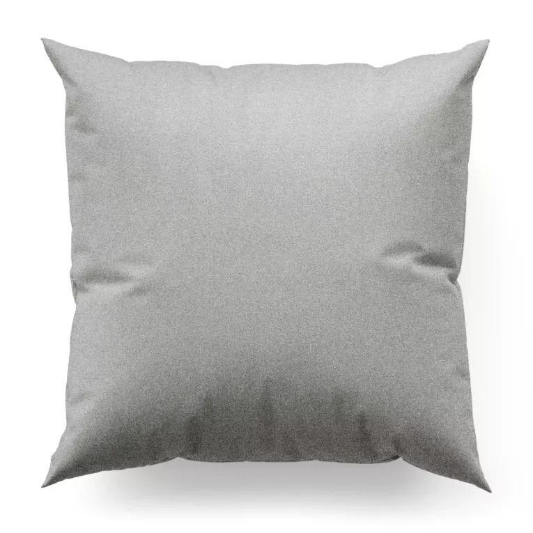 Poszewka szyta stalowa ze strukturalnej tkaniny typu blackout, zaciemniająca w 100%