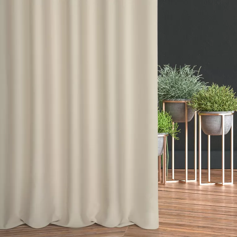 Tkanina zasłonowa zaciemniająca typu dimout półmatowa Eurofirany