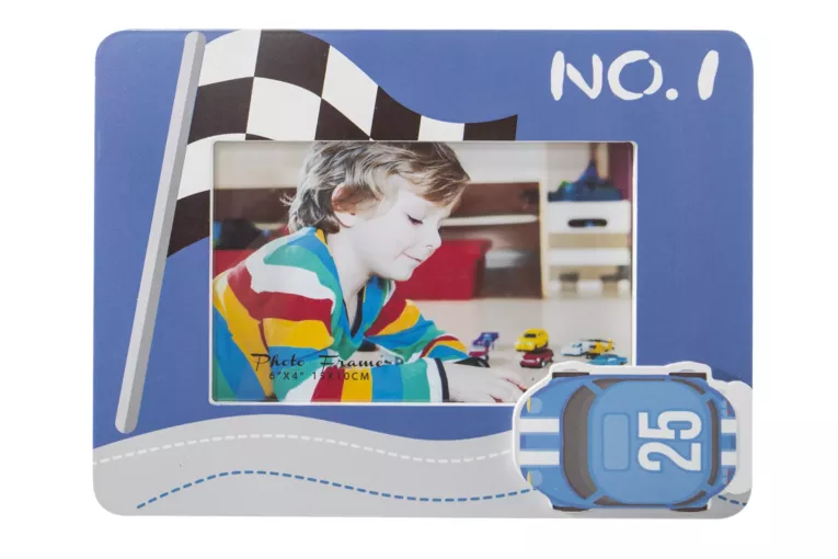 Ramka na zdjęcie ALEX niebieska drewniana Eurofirany