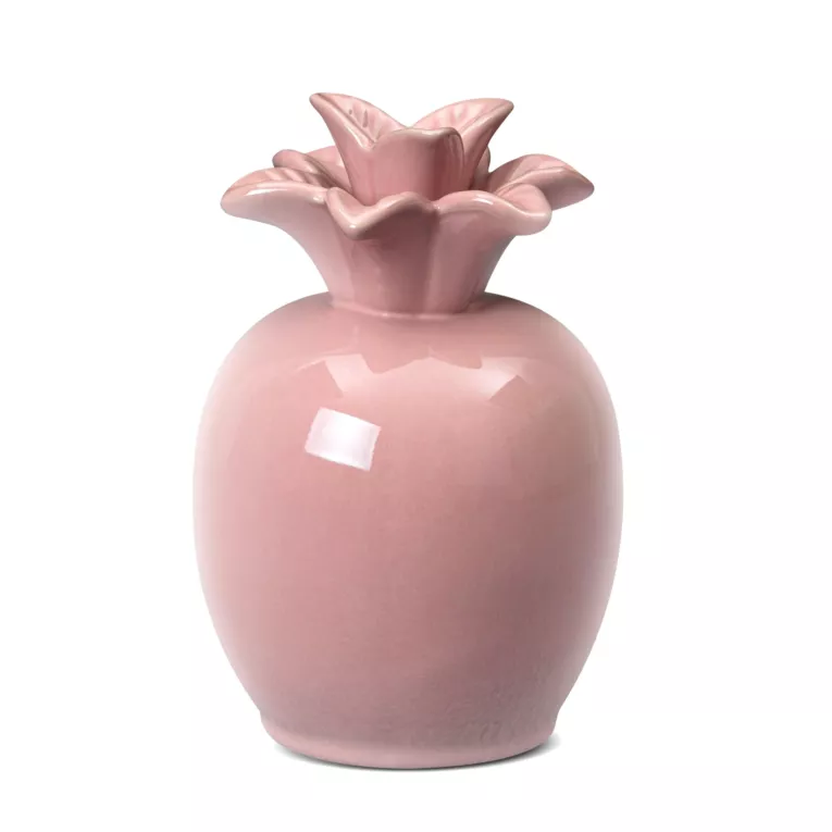 Figurka ceramiczna SIMONA 1 różowy ananas Eurofirany