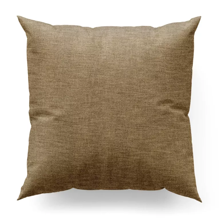 Poszewka na wymiar miodowa tkanina o naturalnym charakterze z efektem melanżu