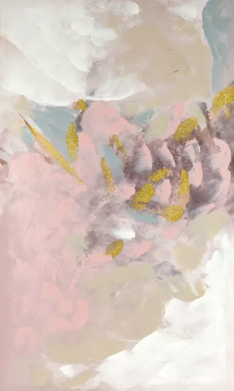 Obraz HEAVEN abstrakcyjny, ręcznie malowany na płótnie