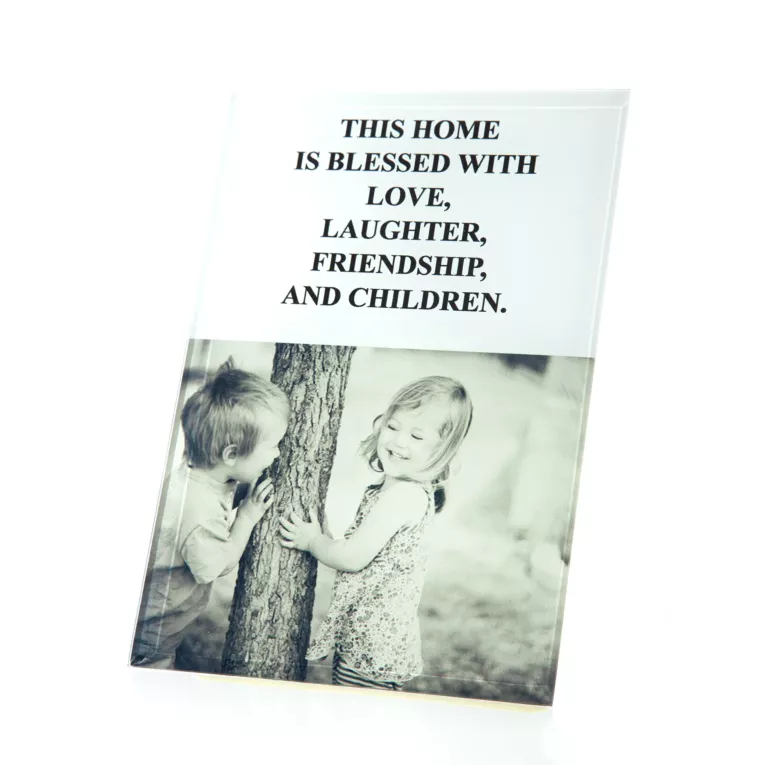 Obrazek dekoracyjny PRINT czarno - biały w szklanej ramce Eurofirany