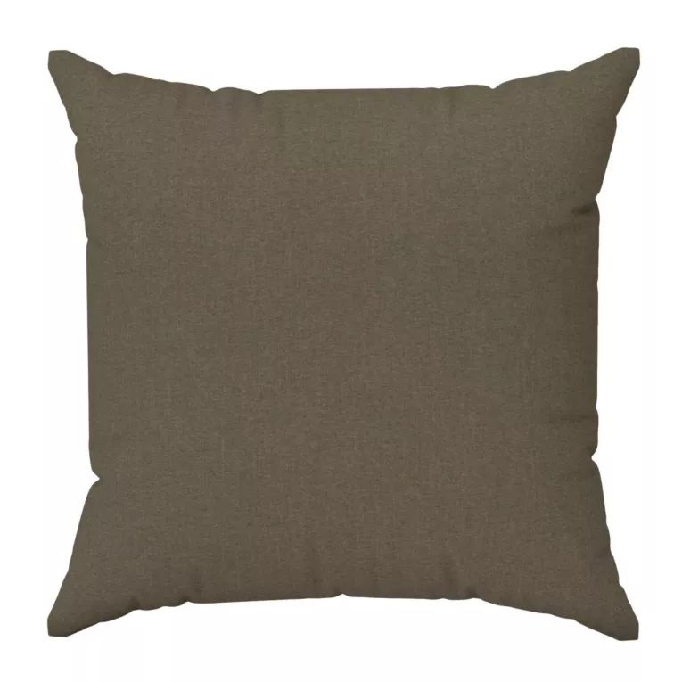 Poszewka szyta jasnobrązowa z miękkiej tkaniny o welurowej strukturze