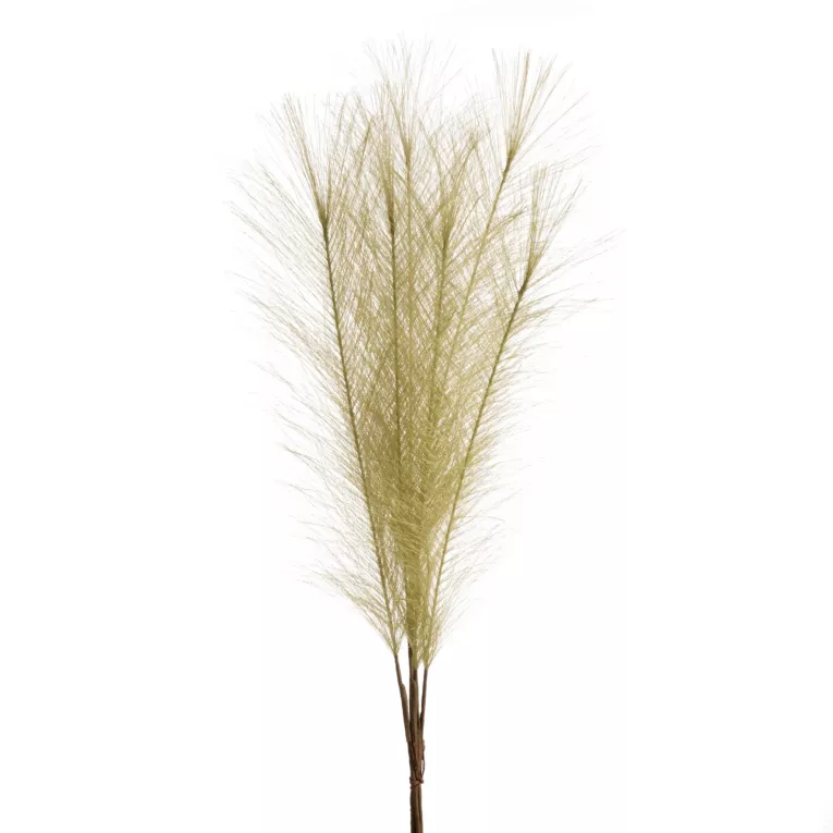 Sztuczna gałązka dekoracyjna MISKANT oliwkowa Eurofirany