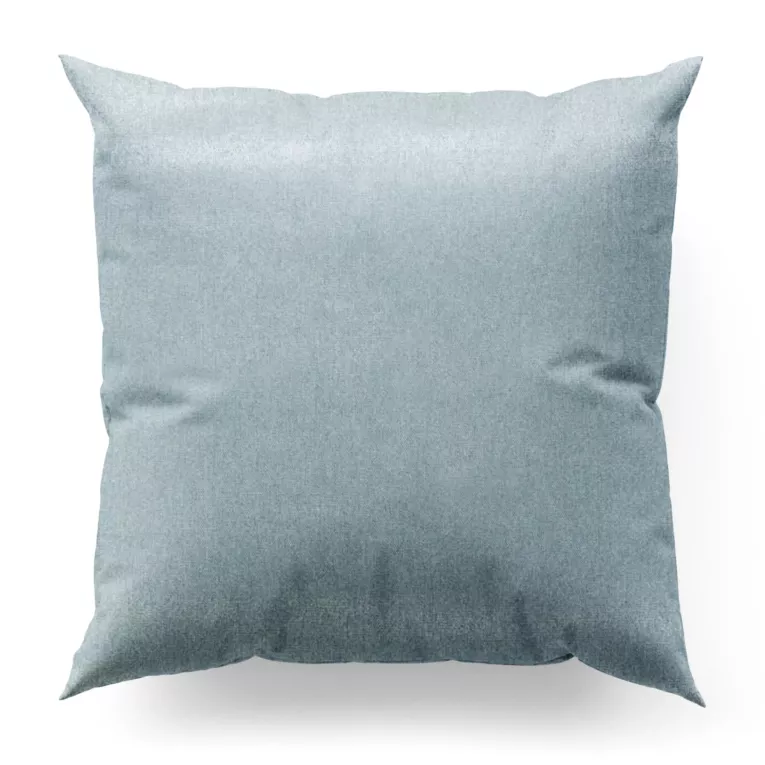 Poszewka szyta niebieska z gładkiej, zaciemniającej tkaniny z wyraźnym splotem