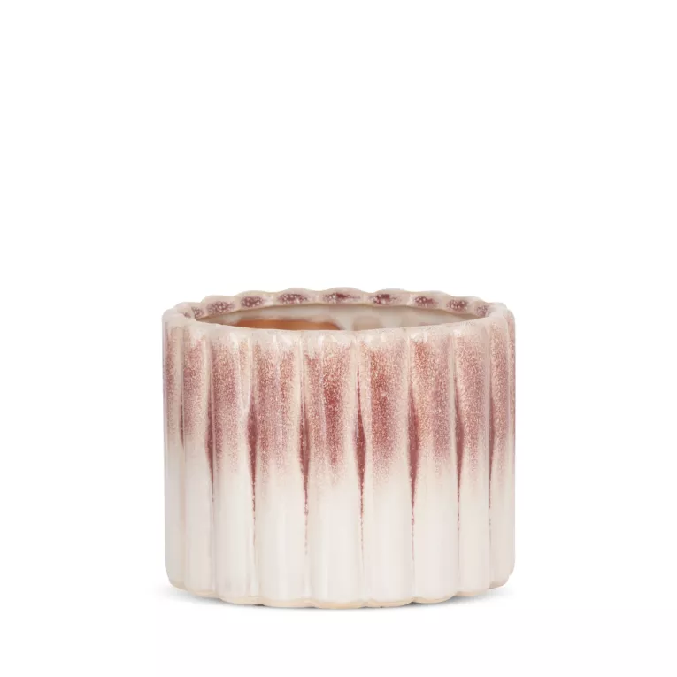 Osłonka na doniczkę EVITA z efektem ombre Eurofirany