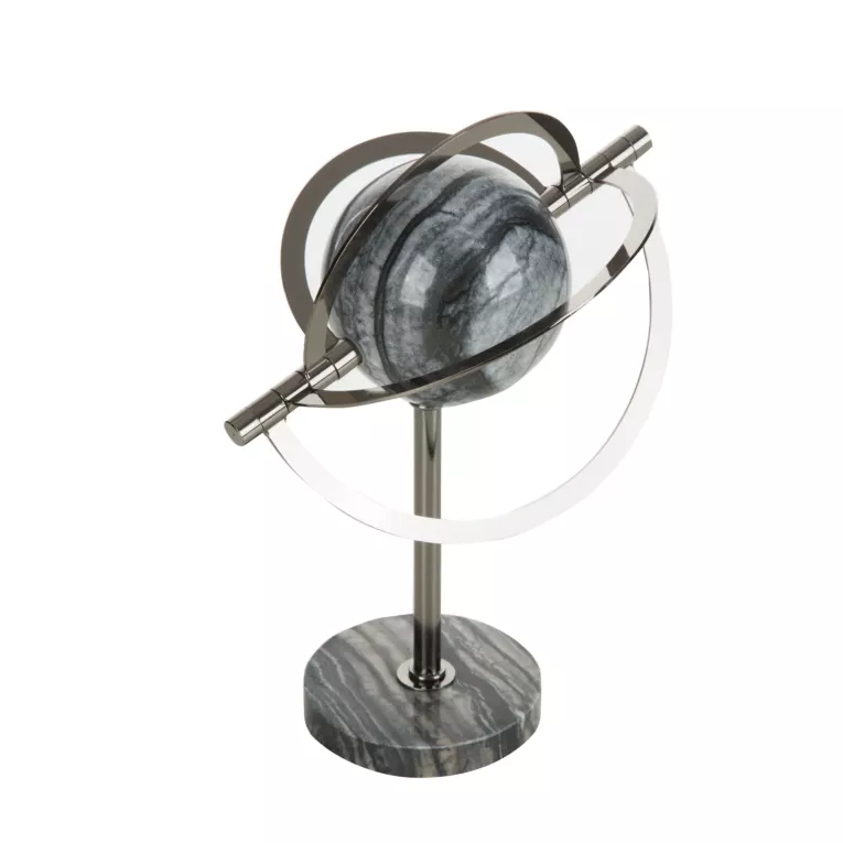 Figurka dekoracyjna ma marmurkowej podstawie  Eurofirany