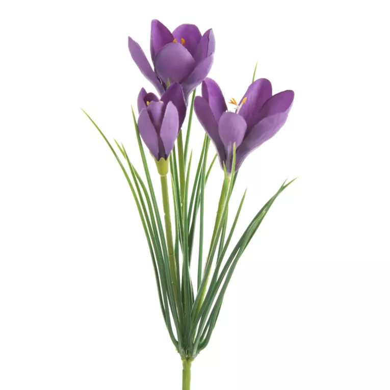 Kwiat sztuczny dekoracyjny KROKUS Eurofirany