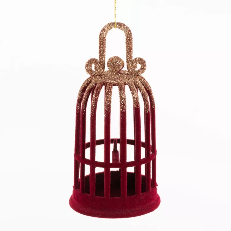 Dekoracyjna ozdoba klatka z welwetu Eurofirany