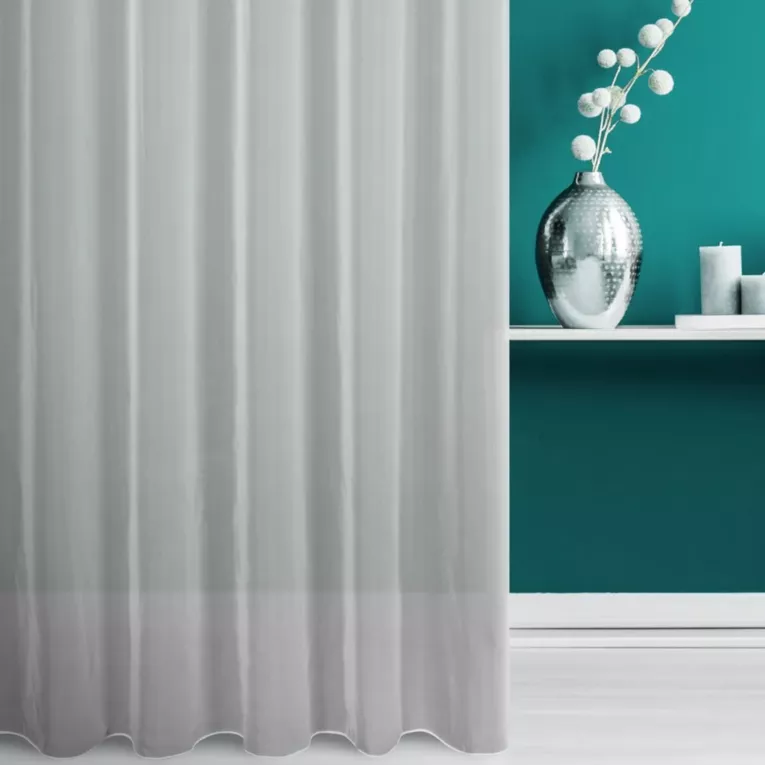 Tkanina firanowa matowy woal zakończona szwem obciążającym Eurofirany