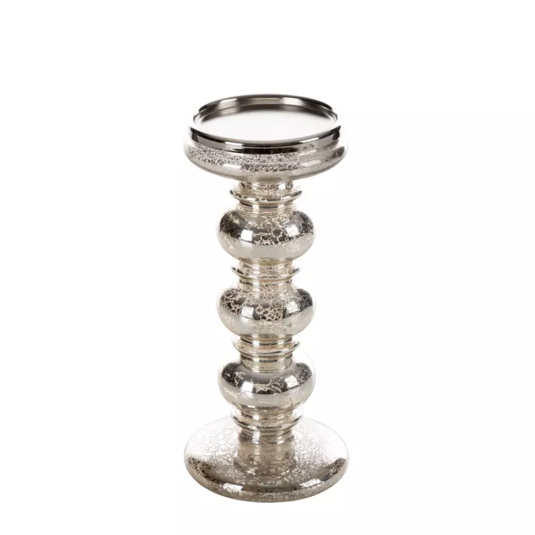 Świecznik dekoracyjny wyposażony w budowane światełka LED Eurofirany