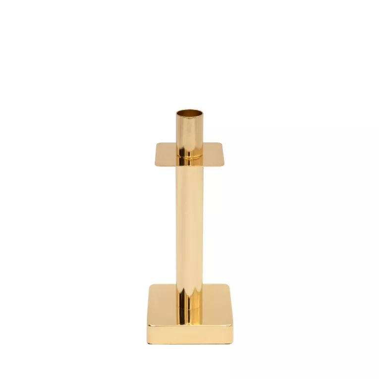 Świecznik metalowy LORI o minimalistycznym kształcie Eurofirany