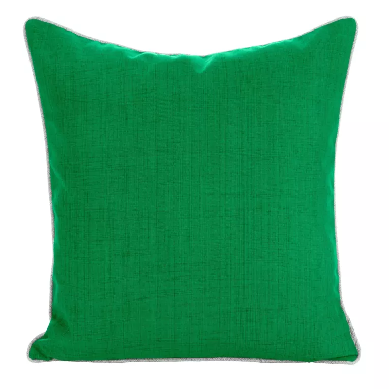Poszewka na poduszkę 45x45 cm z gładkiej tkaniny wodoodpornej do ogrodu i na taras zielona GARDEN 3 Eurofirany