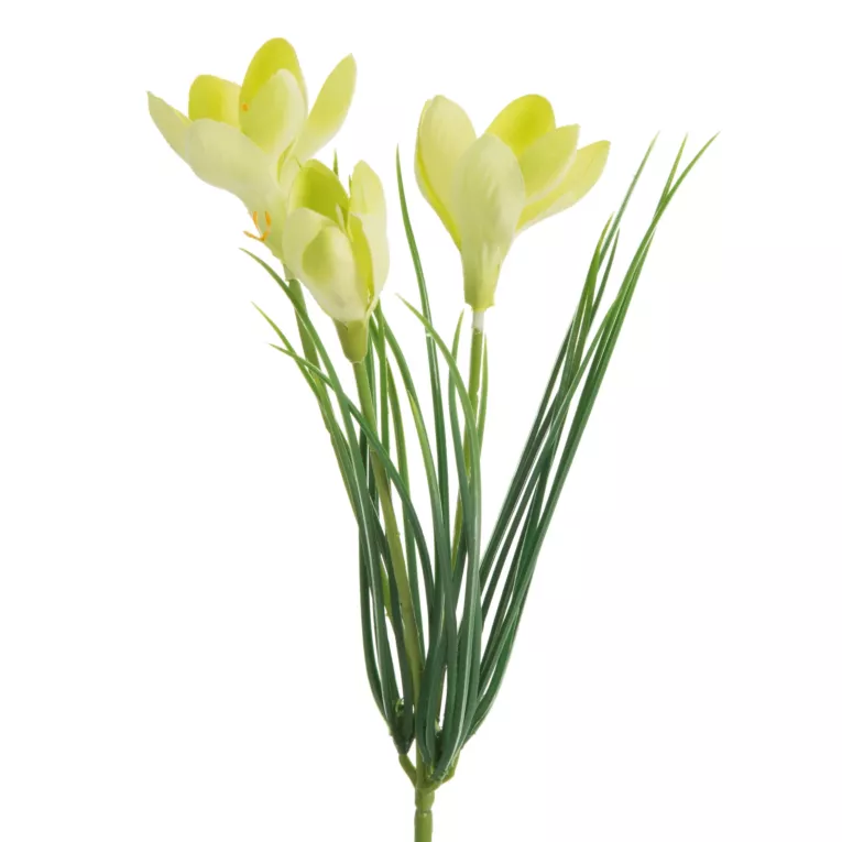 Kwiat sztuczny dekoracyjny KROKUS Eurofirany