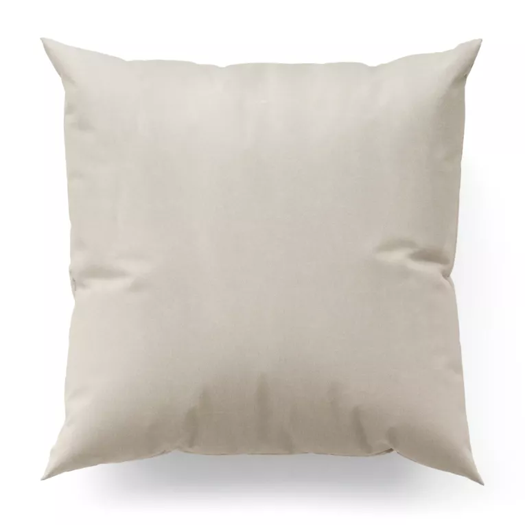 Poszewka szyta beżowa z tkaniny o satynowym połysku zaciemniającej w 100%