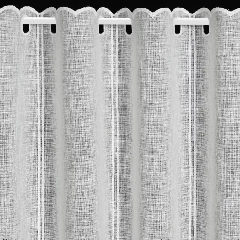 Tkanina firanowa zazdrostka z świątecznym haftem Eurofirany