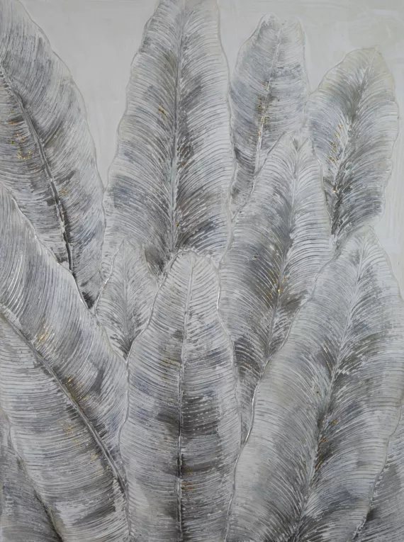 Ręcznie malowany obraz o wypukłej strukturze Eurofirany