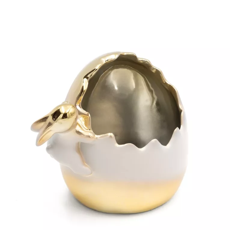 Miseczka dekoracyjna wielkanocna z glinki ceramicznej i efektem ombre Eurofirany