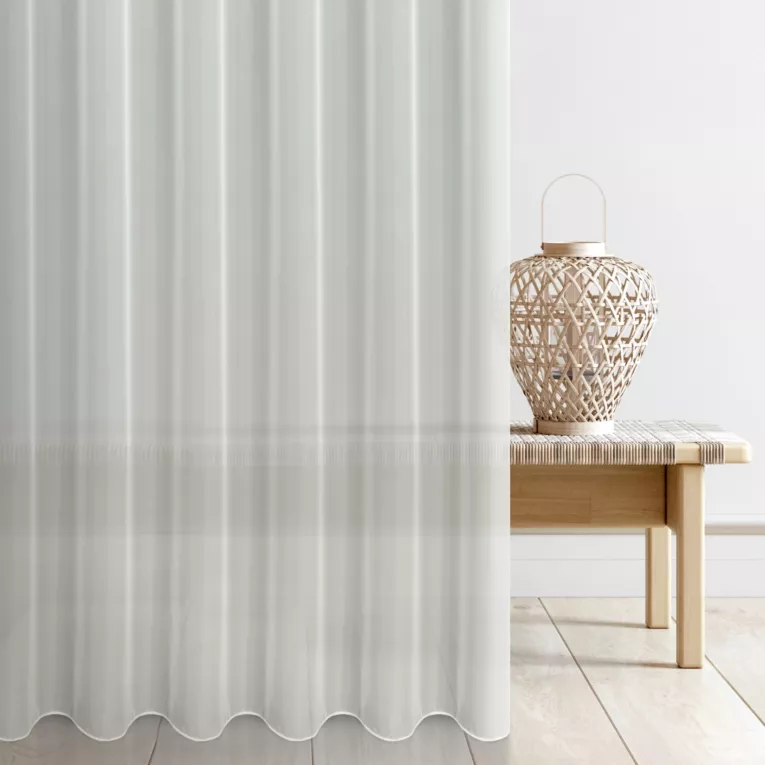 Tkanina firanowa lekki woal w stylu eko o niestandardowej wysokości 360 cm,Eurofiany