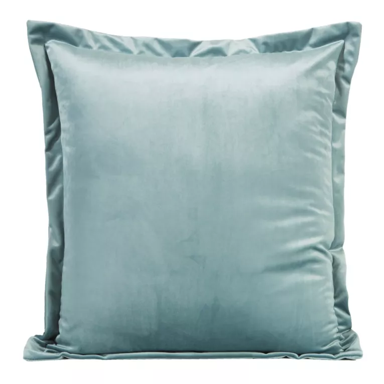 Poszewka na poduszkę 45x45 cm welwetowa z ozdobnymi brzegami morska RIA DIVA LINE Eurofirany