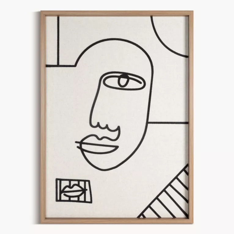 Obraz ABSTRAKCIA nadruk na płótnie oprawiony w ramę Eurofirany