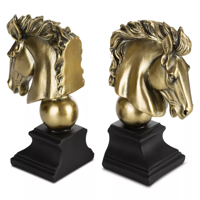 Komplet podpórek na książkę zdobiona końmi Eurofirany