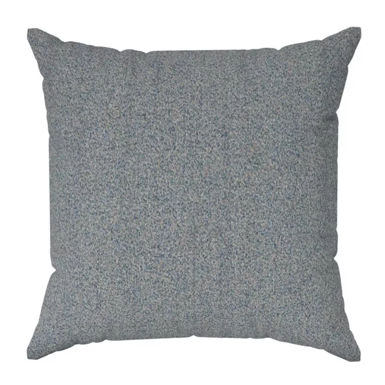 Poszewka szyta granatowa z tkaniny typu bukla z efektem melanżu