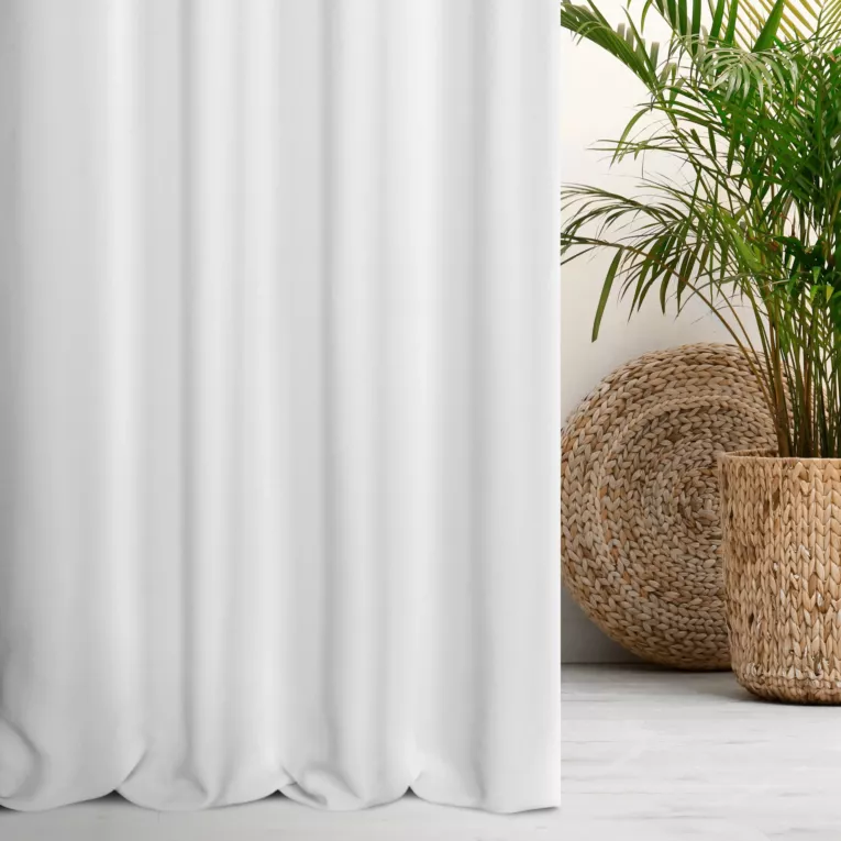 Tkanina zasłonowa z ozdobnym splotem Eurofirany